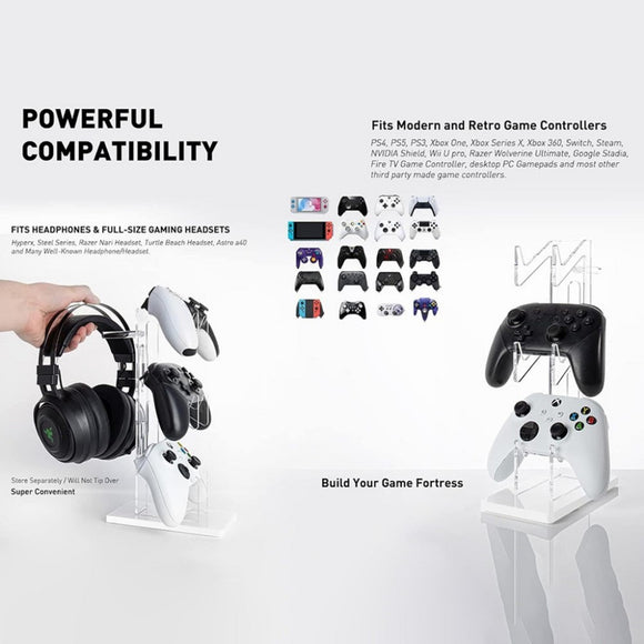 Stander til Controller & Headset - Hvid