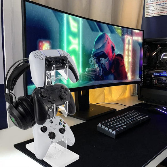 Stander til Controller & Headset - Hvid
