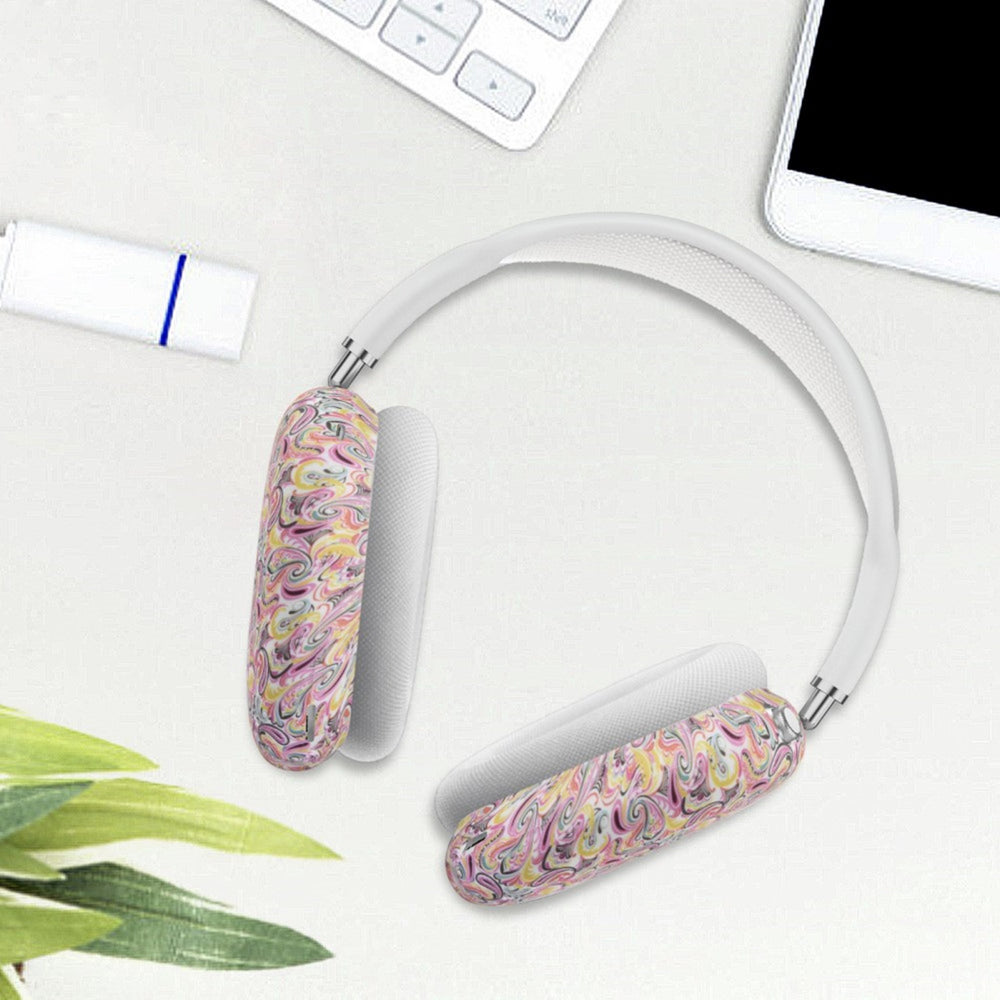 AirPods Max Silikone Cover m. Motiv - Multifarvet