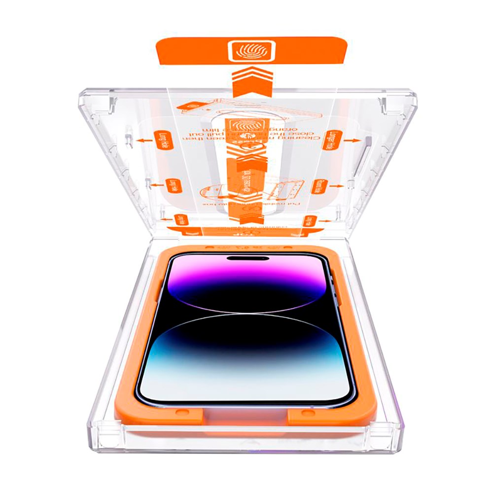 iPhone 14 Pro Mobile Origin Beskyttelsesglas - Case Friendly - 2 stk. - Gennemsigtig